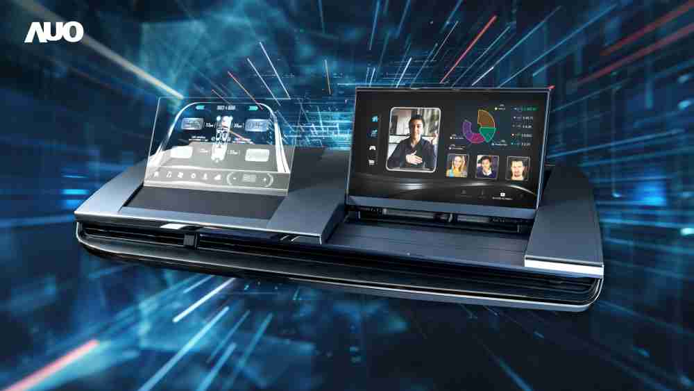 糖果派对Micro LED Display HMI解决方案打造透明Micro LED前座仪表，，呈现信息并保留驾驶视野开阔；亦为副驾驶座乘客打造收放自如的Micro LED屏幕，，，在不影响显示质量的前提于显示区内建镜头，，让用户能与视讯对象直接眼神接触，，，，提供绝佳的双向沟通体验